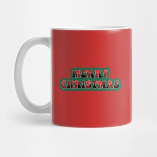 Merry Christmas Red Buffalo Plaid Mug